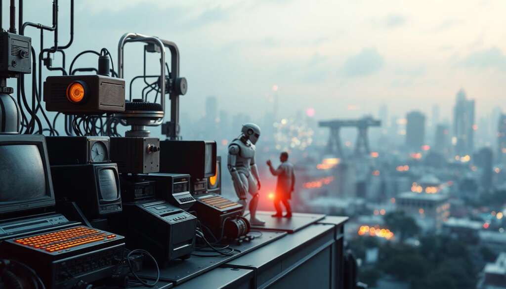 A-visually-striking-and-engaging-representation-of-the-history-of-artificial-intelligence-1024x585 ما هو الذكاء الاصطناعي الفائق؟ وهل سنصل إليه فعلًا؟