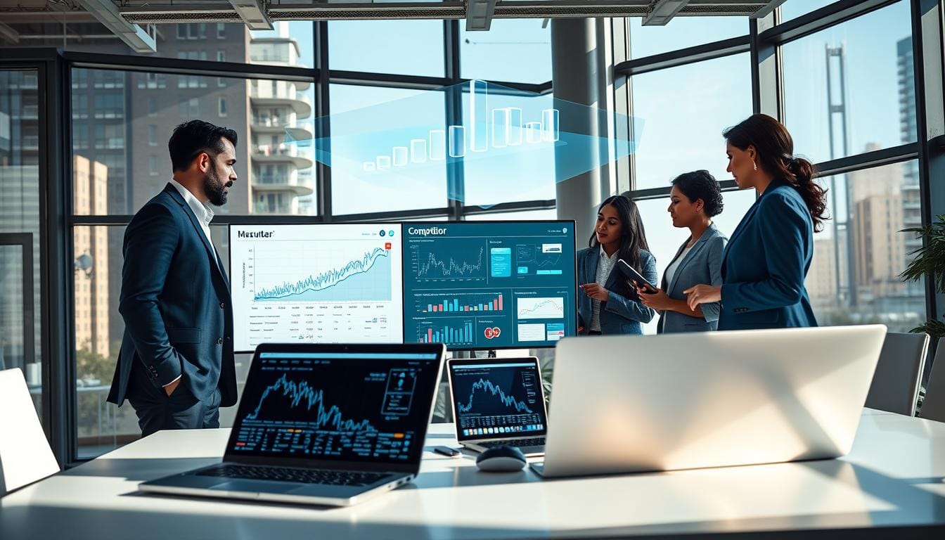 أدوات تحليل السوق المنافسة باستخدام AI