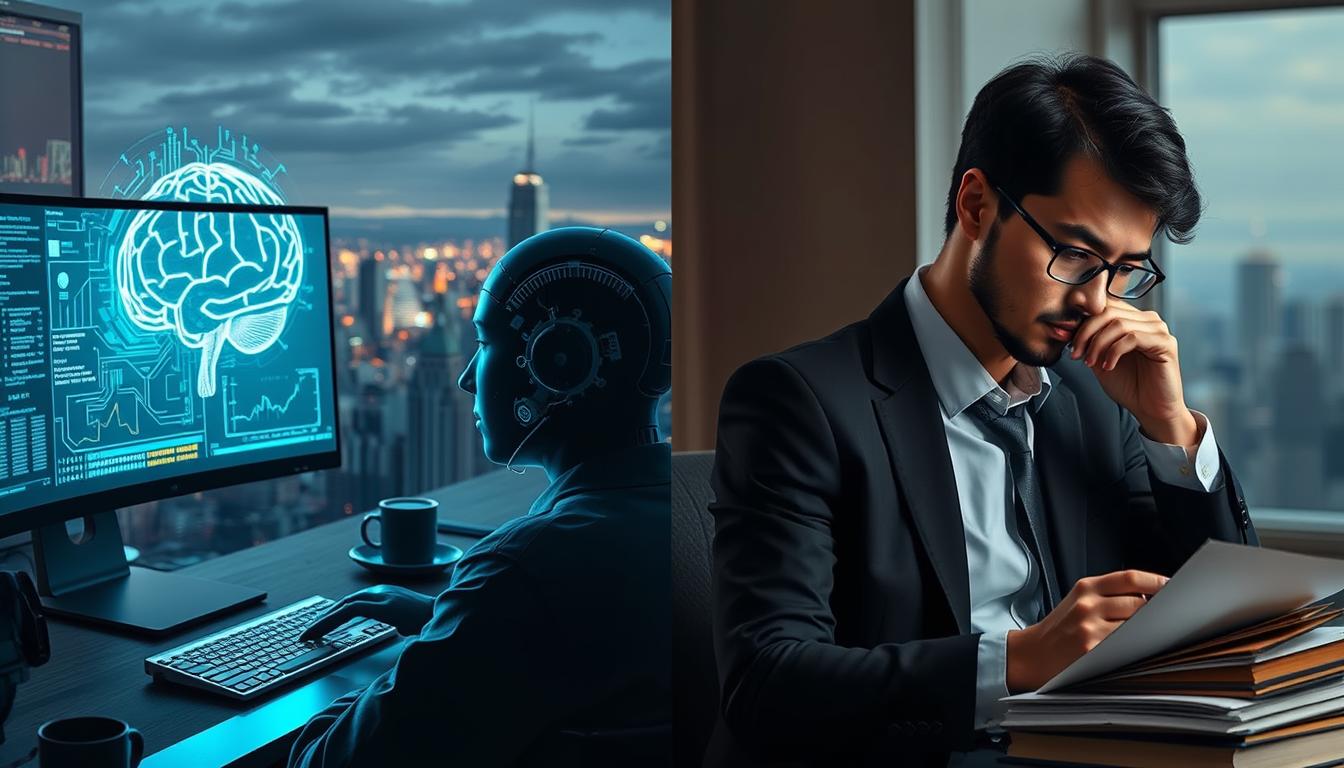 الفرق بين الذكاء الاصطناعي والذكاء البشري