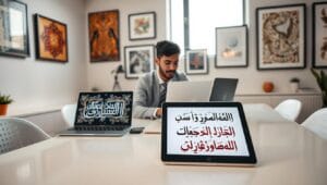 أدوات إنشاء صور عربية من نصوص عربية