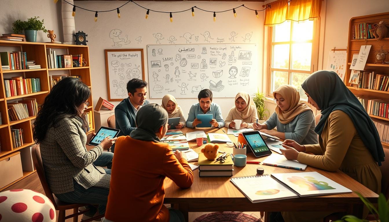 تجربة بناء قصة أطفال كاملة باستخدام أدوات AI عربية