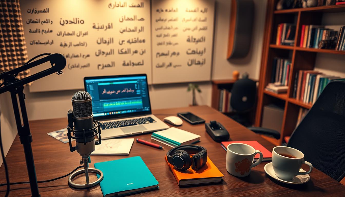 كيف تصنع بودكاست كامل باستخدام أدوات عربية فقط؟