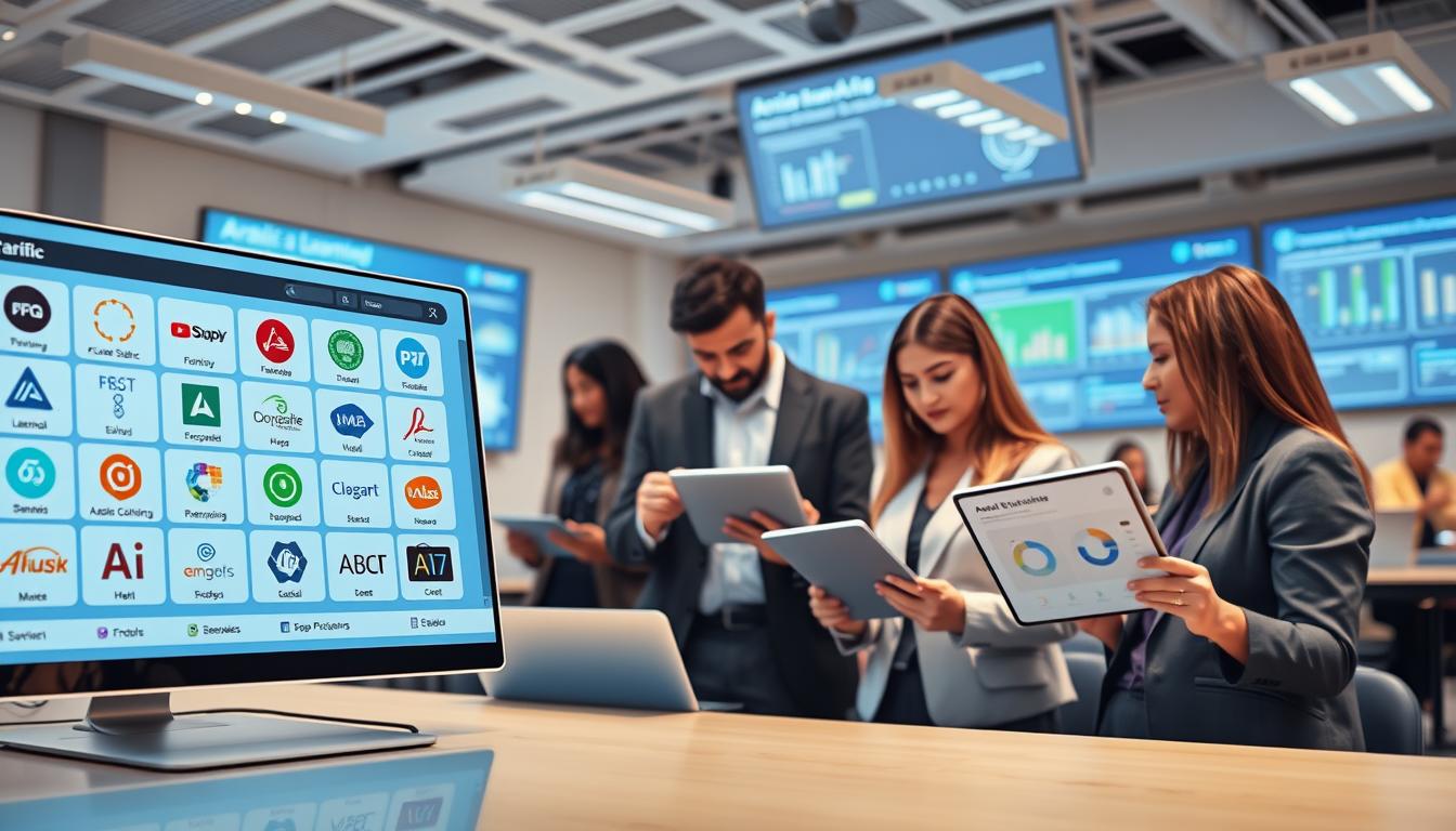 مقارنة بين منصات التعلم العربية التي تستخدم AI